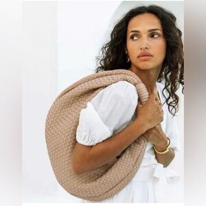 Cleobella Woven Hobo Bag Large